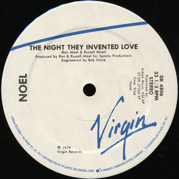 Noel (2) : Dancing Is Dangerous (12")