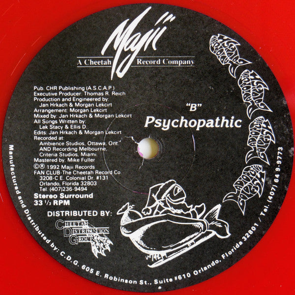 Radioactive Goldfish : Phobia / Psychopathic (12", Ltd, Promo, Red)