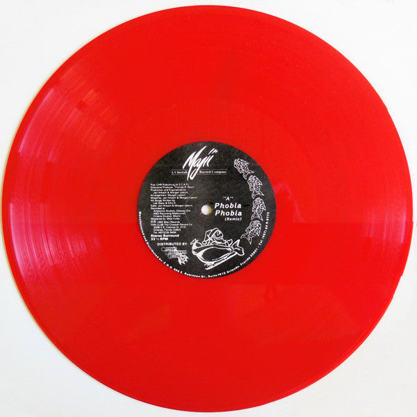 Radioactive Goldfish : Phobia / Psychopathic (12", Ltd, Promo, Red)