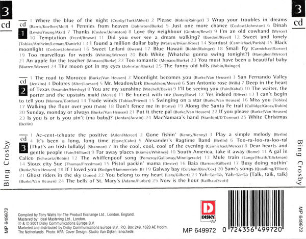 Bing Crosby : Golden Greats (3xCD, Comp)