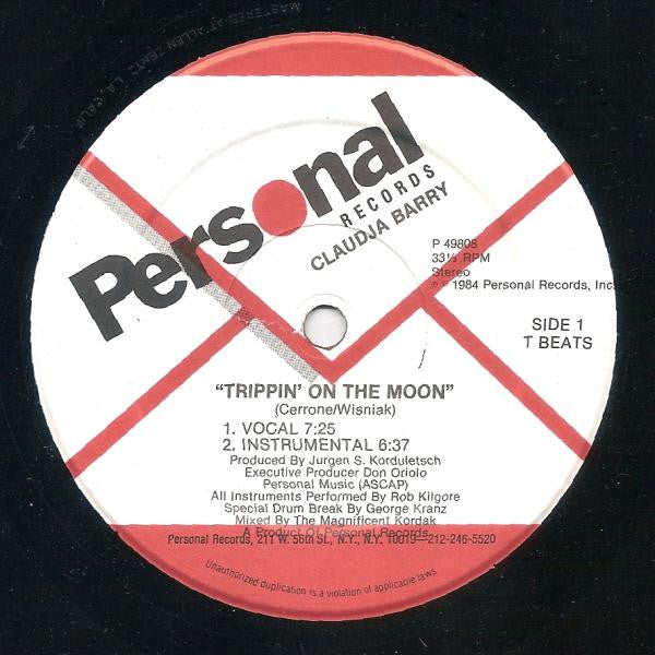Claudja Barry : Tripping On The Moon (12")