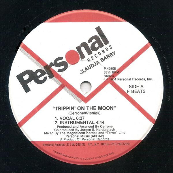 Claudja Barry : Tripping On The Moon (12")