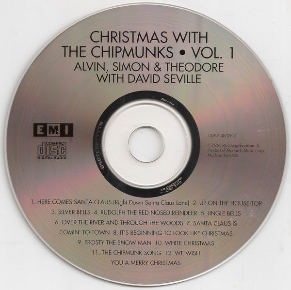 The Chipmunks : Christmas With The Chipmunks (CD, Album)