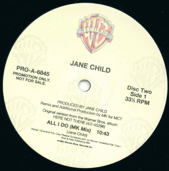 Jane Child : All I Do (2x12", Promo, Log)