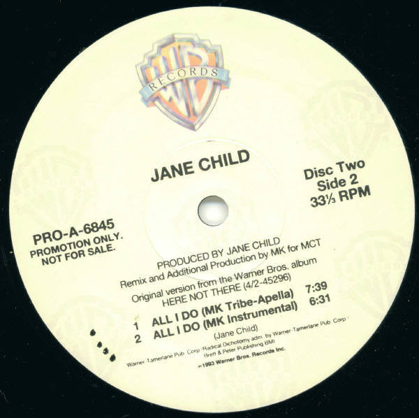 Jane Child : All I Do (2x12", Promo, Log)