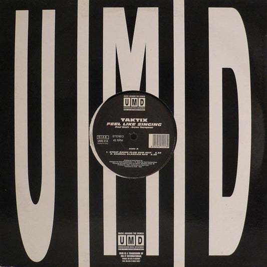 Tak Tix : Feel Like Singing (12")