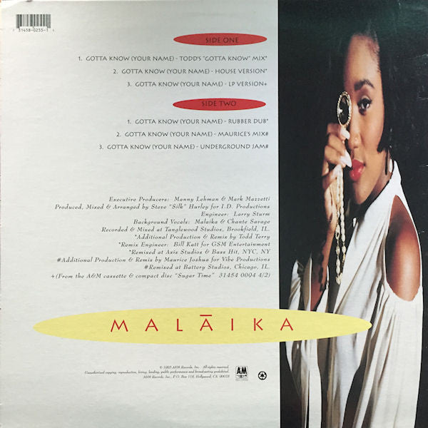 Malaika : Gotta Know (Your Name) (12")