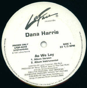 Dana Harris : As We Lay (12", Promo)