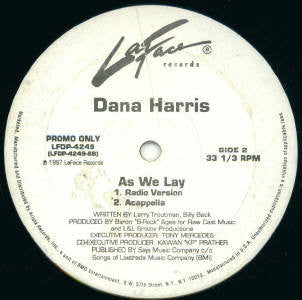 Dana Harris : As We Lay (12", Promo)