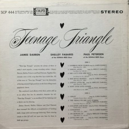 James Darren, Shelley Fabares, Paul Petersen : Teenage Triangle (LP, Comp)