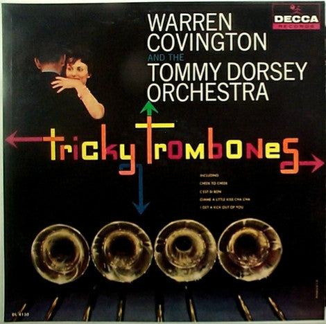 Warren Covington And Tommy Dorsey And His Orchestra : Tricky Trombones (LP, Album, Mono)