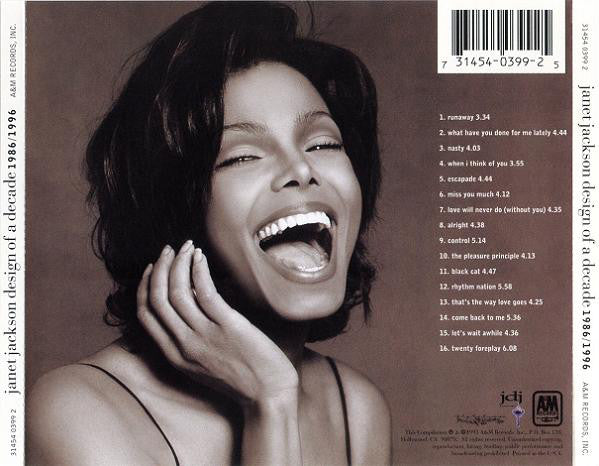 Janet Jackson : Design Of A Decade 1986 / 1996 (CD, Comp)