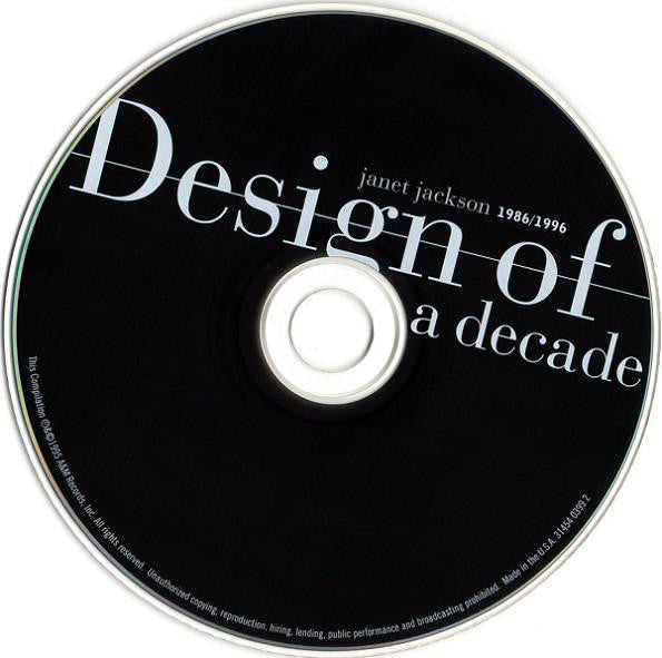 Janet Jackson : Design Of A Decade 1986 / 1996 (CD, Comp)