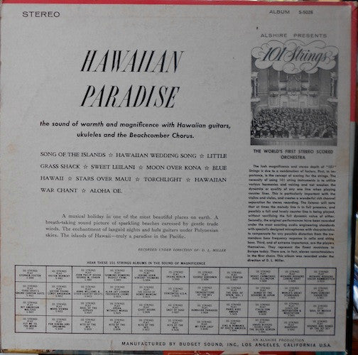101 Strings : In A Hawaiian Paradise (LP, Album)