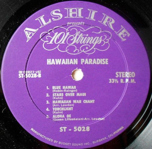 101 Strings : In A Hawaiian Paradise (LP, Album)