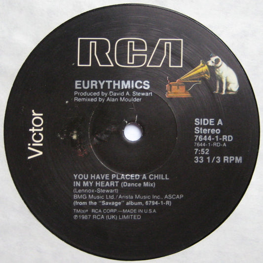 Eurythmics : You Have Placed A Chill In My Heart (12")