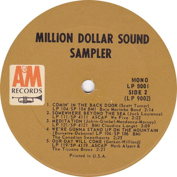 Various : Million Dollar Sound Sampler (LP, Mono, Smplr)