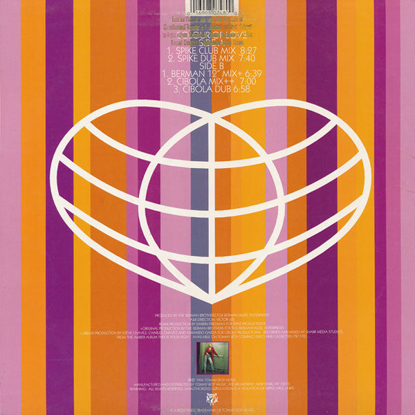 Amber : Colour Of Love (12", Promo)