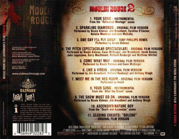 Various : Moulin Rouge 2 (Music From Baz Luhrmann's Film) (CD, Album)