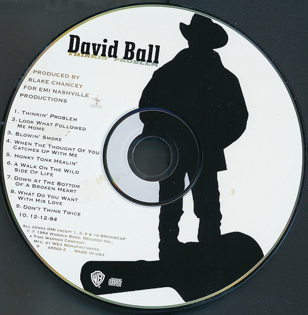 David Ball (3) : Thinkin' Problem (CD, Album)