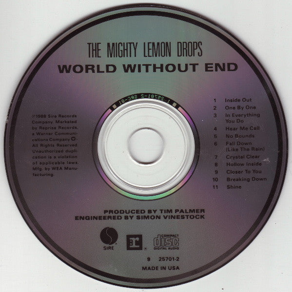 The Mighty Lemon Drops : World Without End (CD, Album)