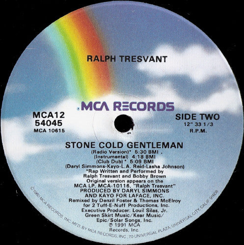 Ralph Tresvant : Stone Cold Gentleman (12", Single)