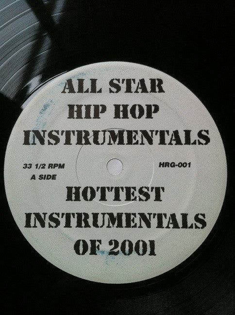 Various : All Star Hip Hop Instrumentals: Hottest Instrumentals Of 2001 (2x12")