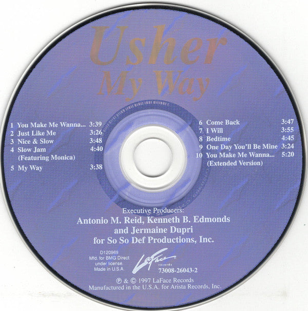Usher : My Way (CD, Album, Club)