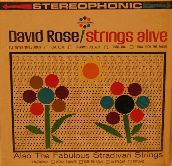 David Rose Also Stradivari Strings : Strings Alive (LP, Comp)