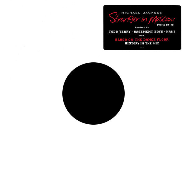Michael Jackson : Stranger In Moscow (12", Promo, #2)