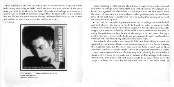 Steve Cohn : The Beggar And The Robot In Diamonds (CD, Album)