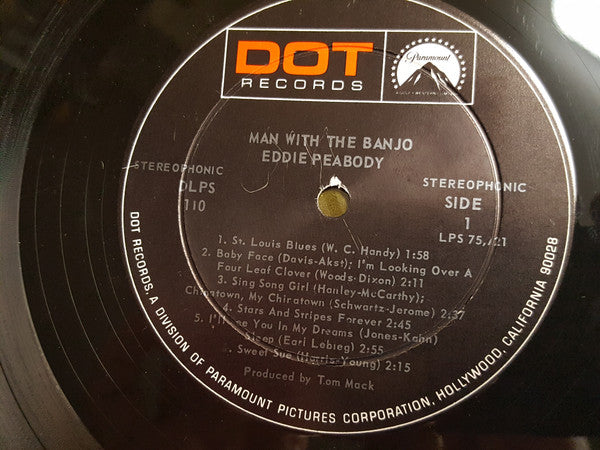Eddie Peabody : Man With The Banjo (LP, RE)
