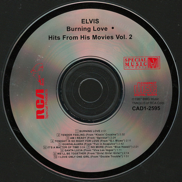 Elvis Presley : Burning Love And Hits From His Movies Vol. 2 (CD, Comp, RM)