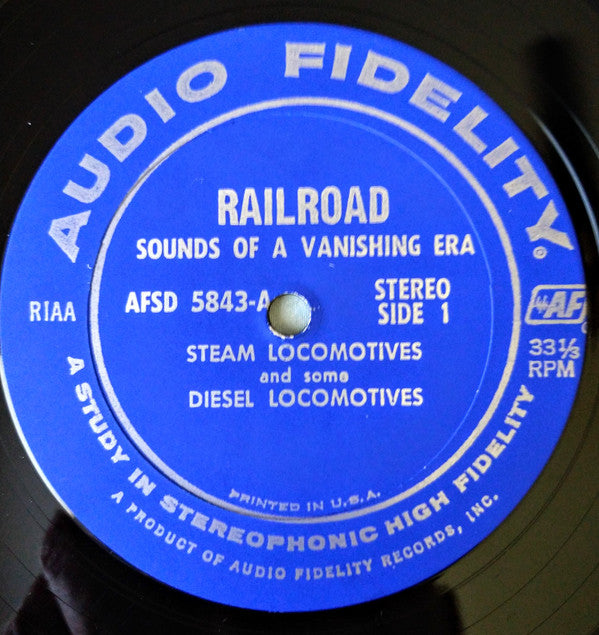 No Artist : Railroad: Sounds Of A Vanishing Era (LP, Album)