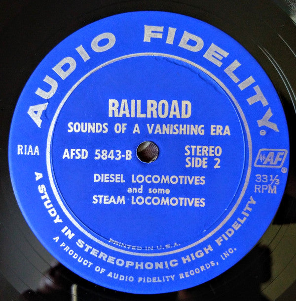 No Artist : Railroad: Sounds Of A Vanishing Era (LP, Album)
