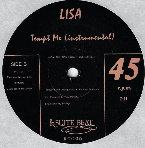Lisa (2) : Tempt Me (12")