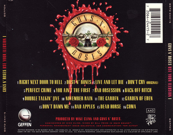 Guns N' Roses : Use Your Illusion I (CD, Album)