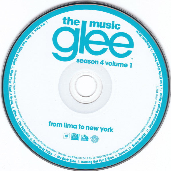 Glee Cast : Glee: The Music, Season 4, Volume 1 - From Lima To New York (CD, Album)