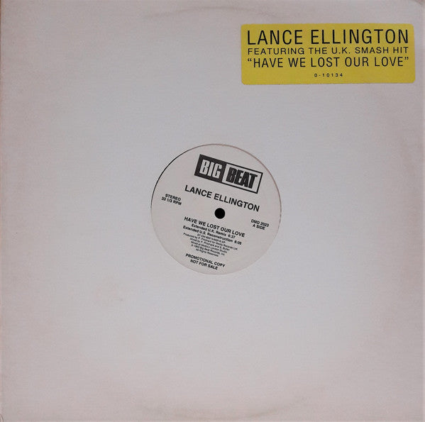 Lance Ellington : Have We Lost Our Love (12", Promo)
