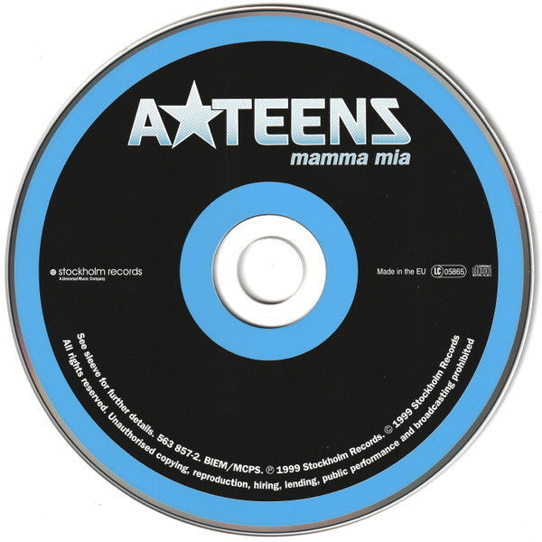 A*Teens : Mamma Mia (CD, Maxi)