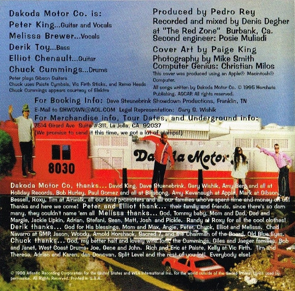 Dakoda Motor Co. : Railroad (CD, Album)