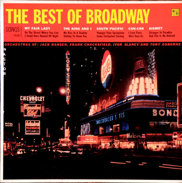 Jack Hansen (4), Frank Chacksfield, Ivor Slaney, Tony Osborne : The Best Of Broadway (LP, Comp)