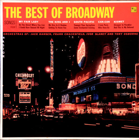 Jack Hansen (4), Frank Chacksfield, Ivor Slaney, Tony Osborne : The Best Of Broadway (LP, Comp)