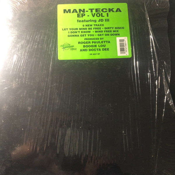 Man-Tecka Featuring JD III : Man-Tecka EP Vol 1 (12", EP)