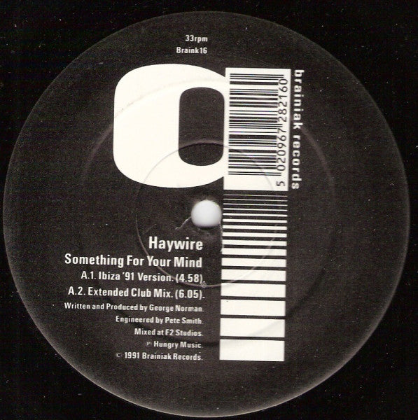 Haywire : Something For Your Mind (12")