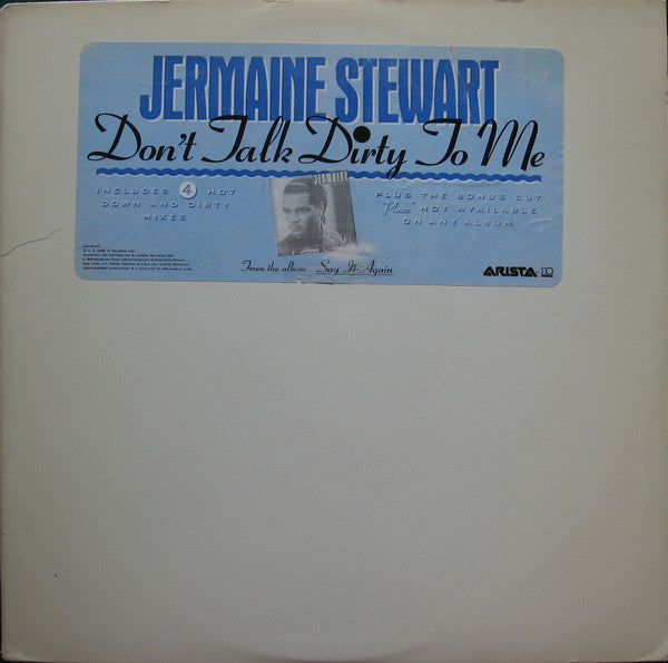 Jermaine Stewart : Don't Talk Dirty To Me (12")