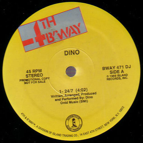 Dino (2) : 24/7 (12", Promo)