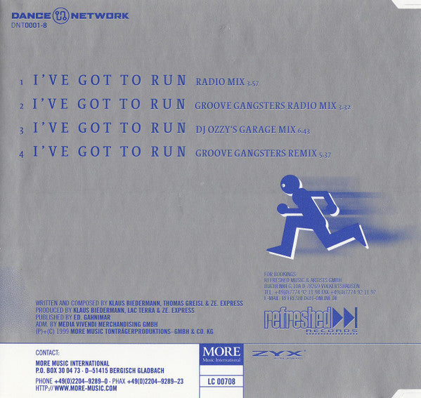 ZE. Express : I've Got To Run (CD, Maxi)