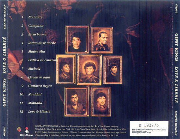 Gipsy Kings : Love & Liberté (CD, Album, Club)
