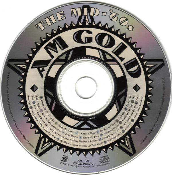 Various : AM Gold - The Mid-'60s (CD, Comp)